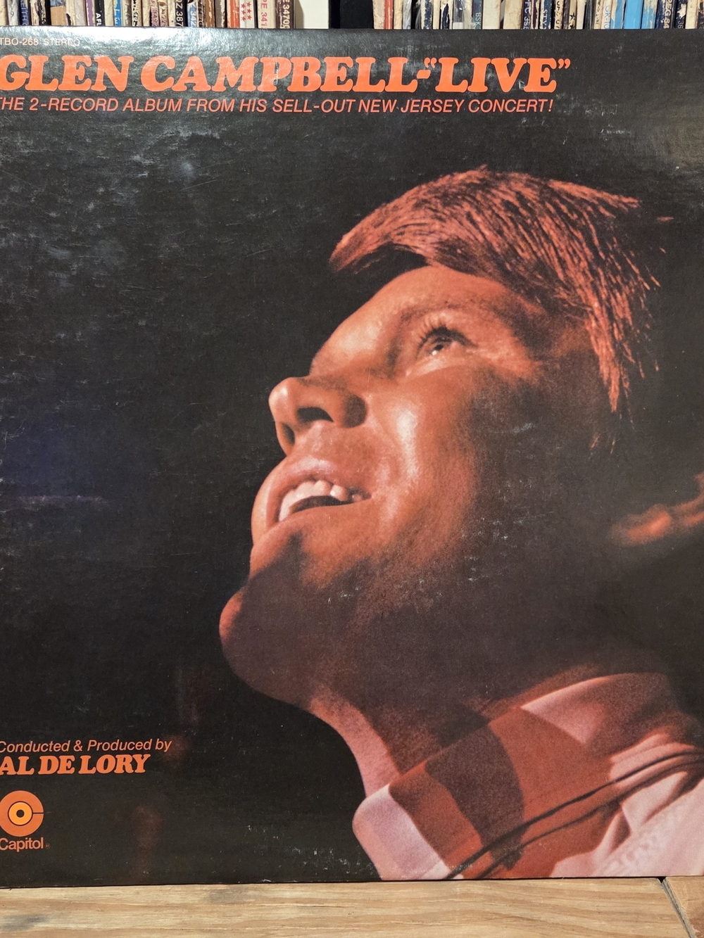 Glen Campbell "Live" super clean vintage vinyl double album